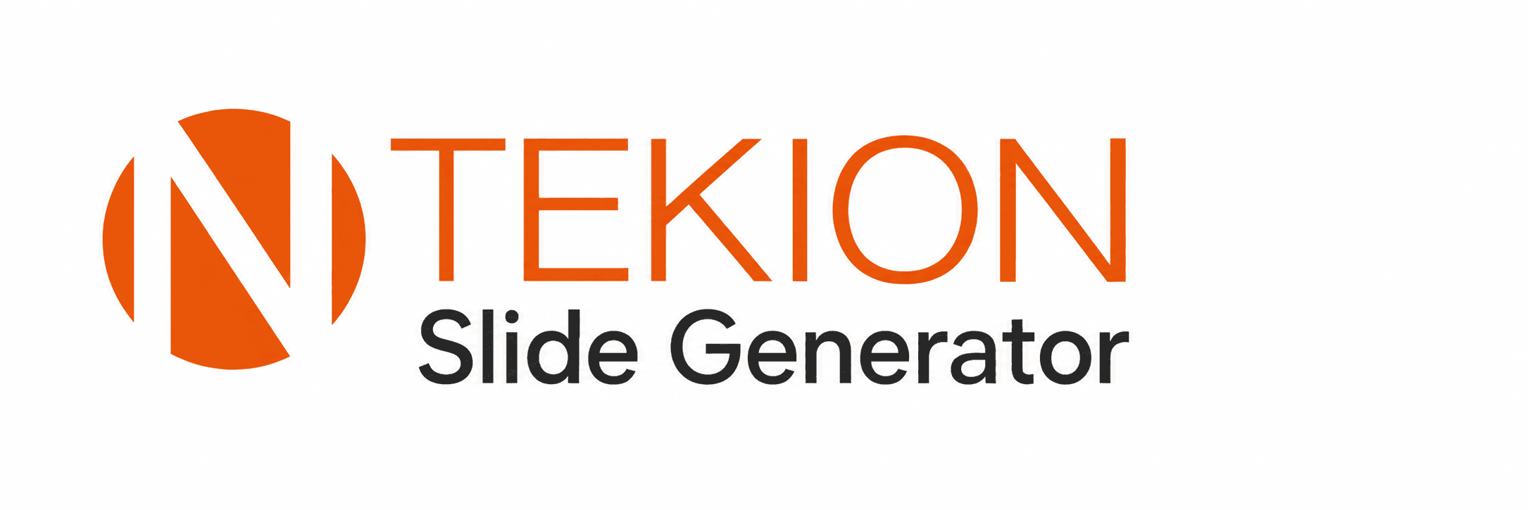 TEKION Slide Generator